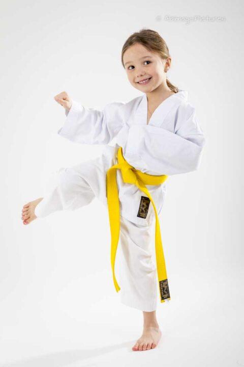 Portraitfoto von Taekwondo-Schülerin