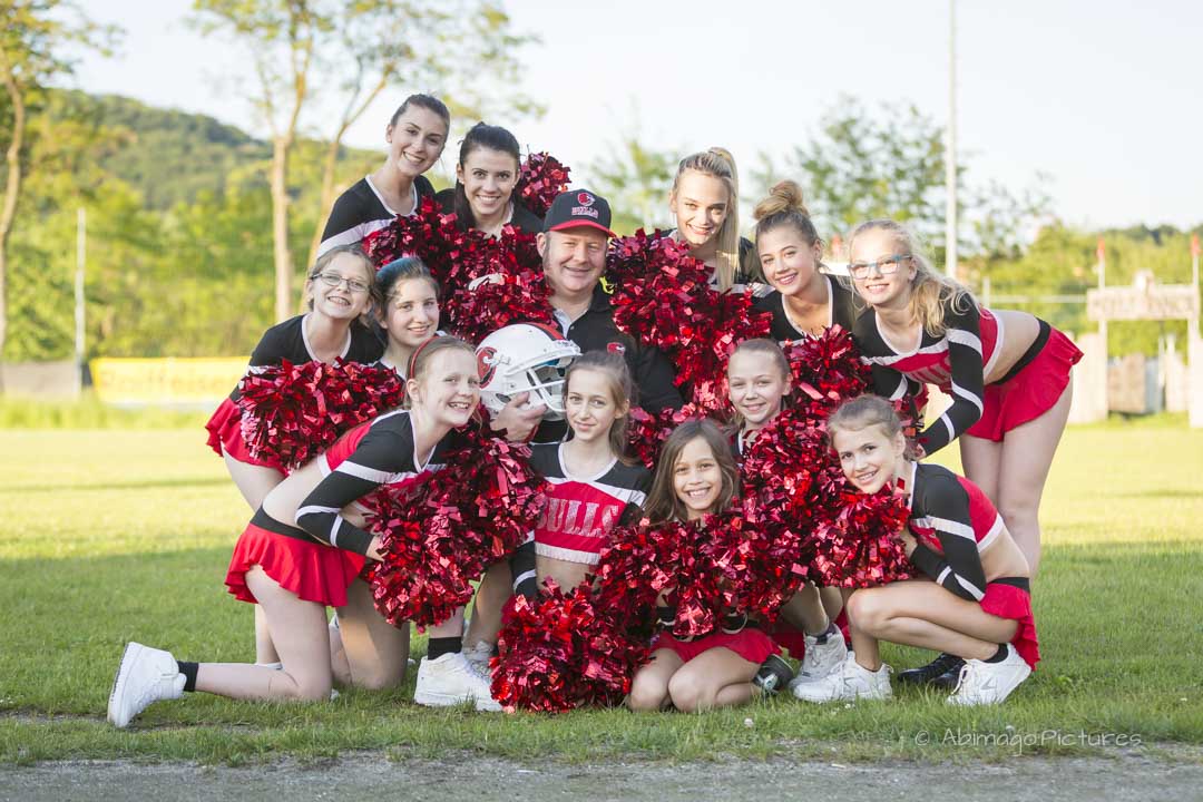 Foto vom Cheerleader-Team